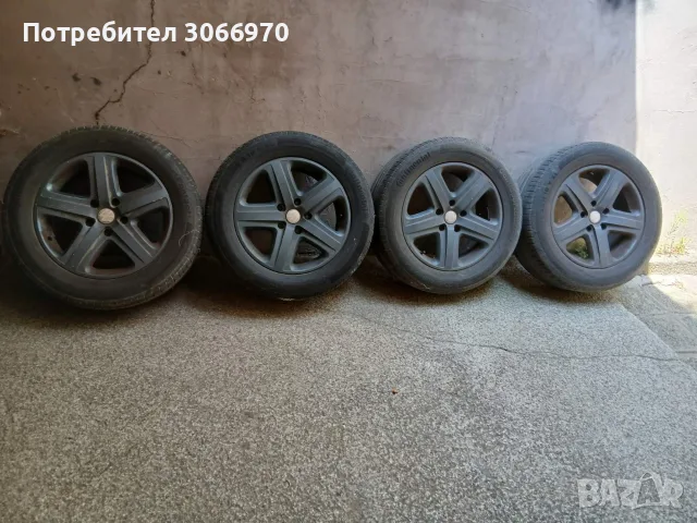 4 броя Джанти с гуми ,за vw touareg.