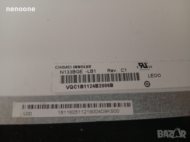 Дисплей N133BGE-LB1 13.3" Led , снимка 3 - Части за лаптопи - 55400684