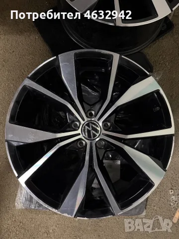 VW Misano 19 5x112 джанти R Line, снимка 4 - Гуми и джанти - 55577477