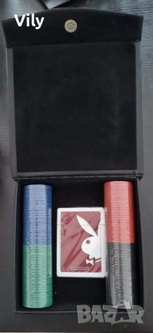 Комплект за покер с марка Playboy, снимка 5 - Карти за игра - 54982096
