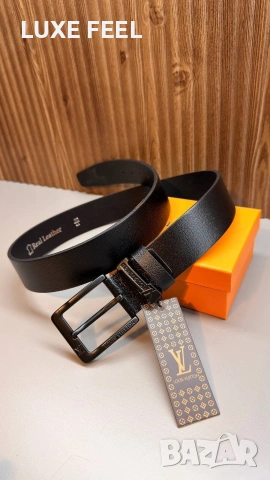 Естествена Кожа 🔹Louis Vuitton 🔹 Hermes 🔹 Tommy Hilfiger 🔹 Armani 🔹, снимка 11 - Колани - 54393232