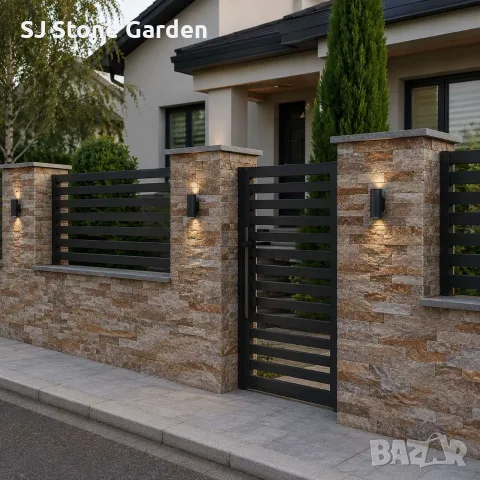 Естествен облицовъчен камък – Ledgestone Brown Mix