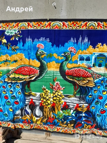 Старинен ковьор,покривка за стена #192, снимка 4 - Антикварни и старинни предмети - 53985325