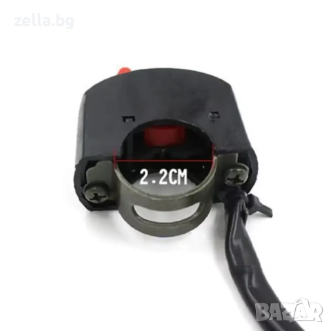 ON/OFF ключ за кормило 12V-48V | Мотоциклет, Електрическа тротинетка, Скутер, ATV, 2 пина 10061, снимка 5 - Друга електроника - 54656881