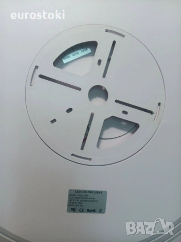 MOONSEA LED таванна лампа 49 см, 46 W, LED плафон, кръгла, ултра тънка, с избор на температура , снимка 9 - Лед осветление - 54879616