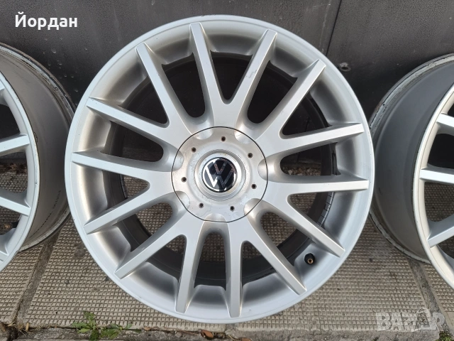 ОРИГИНАЛНИ алуминиеви джанти 17' 5x112 57,1 ФОЛКСВАГЕН GOLF 5 GT / VOLKSWAGEN TOURAN JETTA CADDY, снимка 8 - Гуми и джанти - 55102559