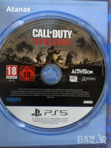 Call of Duty Vanguard PS5, снимка 3 - Игри за PlayStation - 53988810