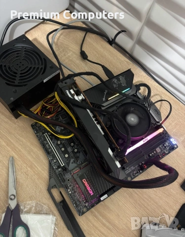 Дънна платка MSI MPG x570s Carbon WIFI DDR4 / AM4 - С ПРОБЛЕМ!, снимка 4 - Дънни платки - 54934681