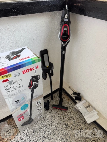 Безжична Вертикална Прахосмукачка Bosch Unlimited ProPower Series 8, 18V, Акумулаторна!