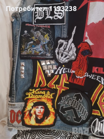 Battle Jacket(хеви метъл) елек, снимка 6 - Якета - 55015296