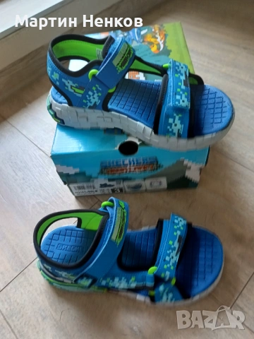 Сандали Sketchers Minecraft 35 номер, снимка 9 - Детски сандали и чехли - 54653615