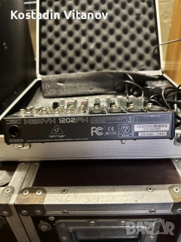 Behringer xenyx 1202 fx , снимка 3 - Аудиосистеми - 55283942
