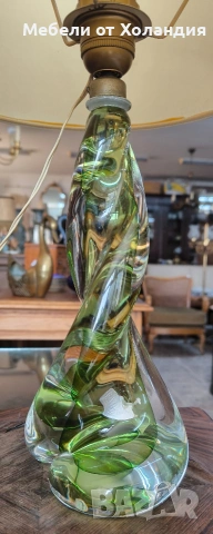 Лампа Val Saint Lambert, снимка 2 - Настолни лампи - 54204133