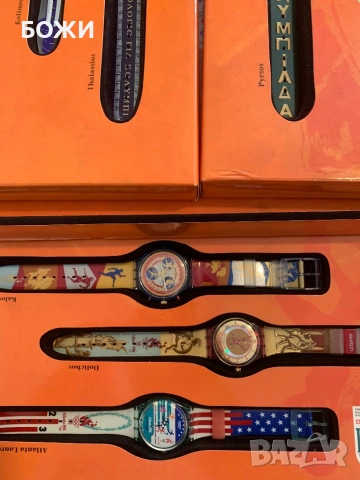 Продавам часовници Swatch Atlanta 1996 Olympic Collection „, снимка 4 - Колекции - 54318499