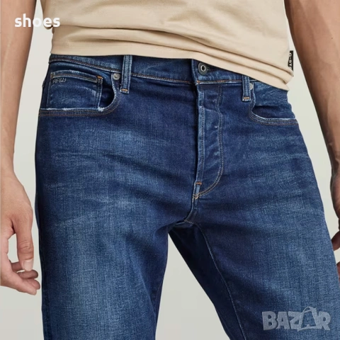 G-Star RAW 3301 Slim Оригинални мъжки дънки, снимка 2 - Дънки - 54494610
