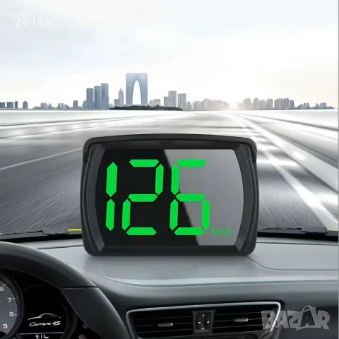 Универсален цифров GPS скоростомер за кола, ATV и мотор с LED дисплей и HUD функция | км/ч 10274