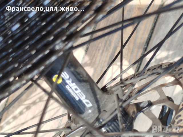 28 цола алуминиев велосипед колело размер 49 cube, 3 по 10 скорости Shimano deore xt , снимка 7 - Велосипеди - 50099558