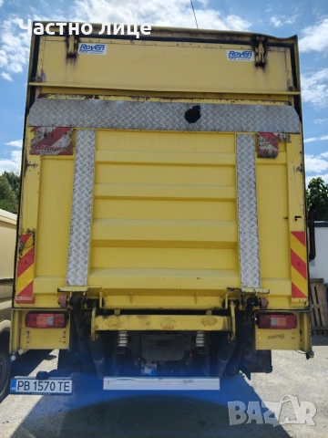 Volvo Fm соло камион с щора и падащ борд 15 тона полезен товар - с климатик , снимка 5 - Камиони - 55290540