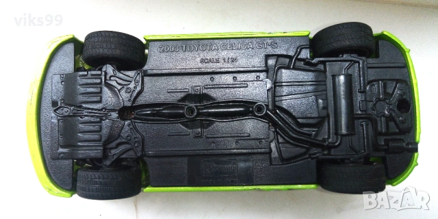 Bburago Toyota Celica GT-S 2003 Мащаб 1:24, снимка 8 - Колекции - 54867396