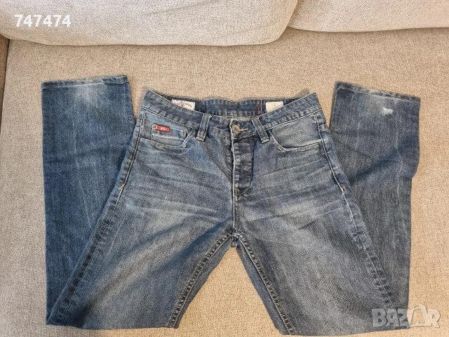 Лот 3 броя - Lee Cooper, Benetton, H&M, С размер, снимка 2 - Дънки - 54571994