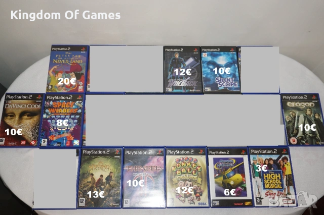 Игри за PS2 Peter Pan Neverland/The Da Vinci Code/Space Invaders/Operation Winback/Eragon/The Seed/