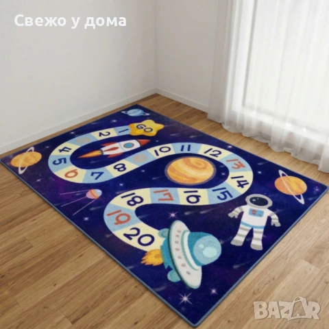 Детски килим за игра 120х160см - различни модели - противохлъзгащ миещ се