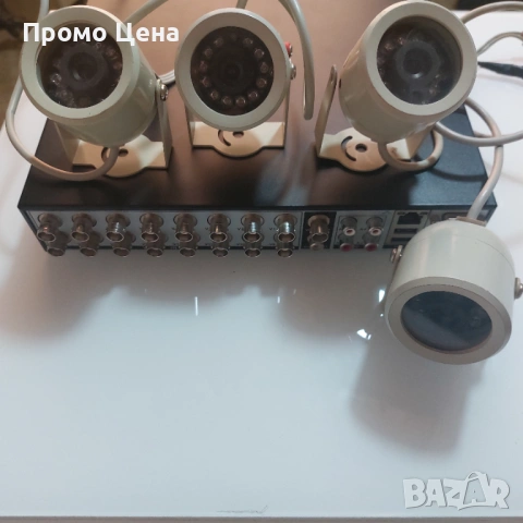 Комплект за видеонаблюдение DVR рекордер H.264,16-канален + 8 камери, снимка 9 - Други - 54207576