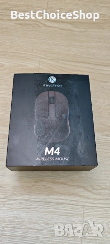 Безжична оптична мишка Keychron M4 - 8K опресняване - Bluetooth 5.3 / 2.4 GHz / USB връзка