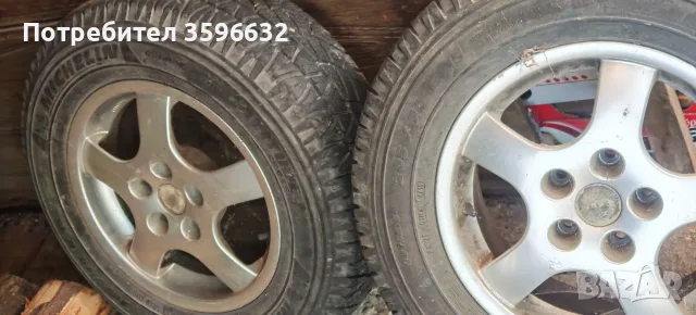  Две джанти с гуми chrysler voyager 3. 1996-2000 година. , снимка 2 - Гуми и джанти - 55390971