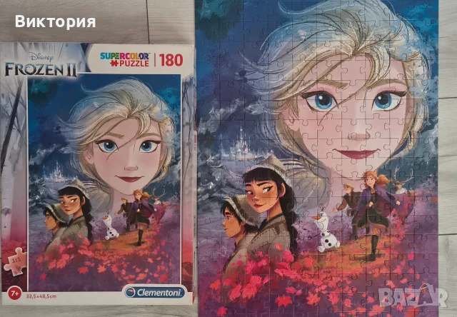 Сет пъзели, Frozen, Елза и Ана , снимка 3 - Образователни игри - 55367768