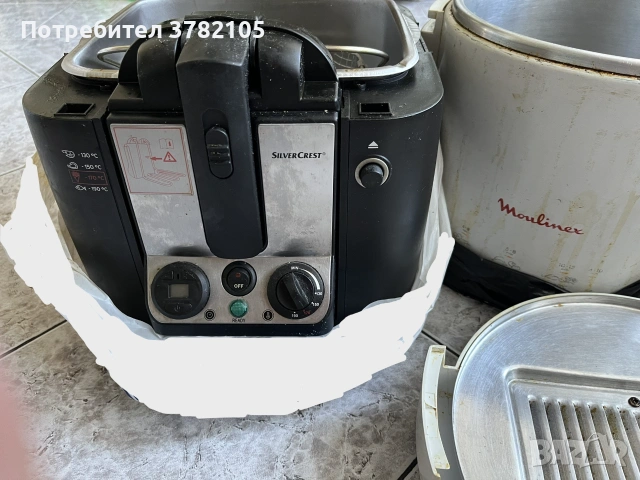 Фритюрници SilverCrest и Moulinex - Използвани, снимка 2 - Фритюрници - 54981898