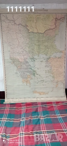 историческа карта Европа 14-15 век, снимка 9 - Антикварни и старинни предмети - 55017975