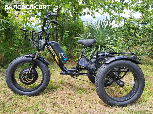 MEGA OFFER 2026 Многофункционален Триколесен Велосипед с дебели гуми FAT TIRE, снимка 15 - Велосипеди - 55651955