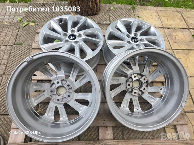 Лети джанти 17ки 5х114.3 Hyundai, снимка 12 - Гуми и джанти - 54855055