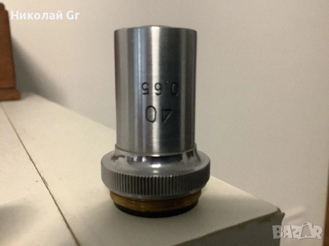 Обективи на микроскопа 8/40 /90   Цена за  брой отличен състояние, снимка 3 - Обективи и филтри - 54012651