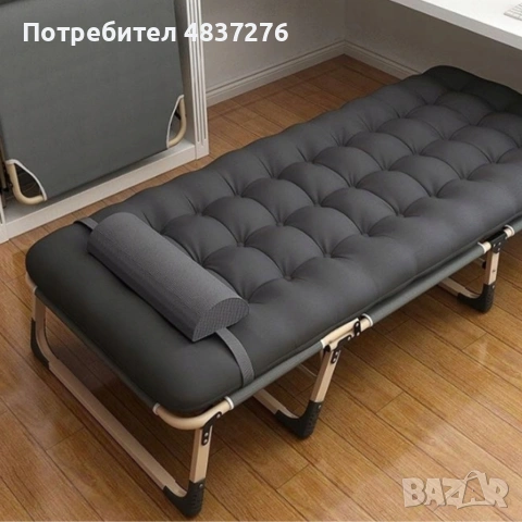 Сгъваем къмпинг легло с матрак 180 см - регулируем градински шезлонг с възглавници, снимка 4 - Градински мебели, декорация  - 54748530