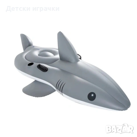 Надуваем остров Акула Bestway 254 х 109 см, здрав винил, за плаж и басейн, снимка 2 - Надуваеми играчки - 55221154