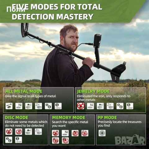 Metaldetector, Металотърсач REX-8, снимка 8 - Друга електроника - 54890061