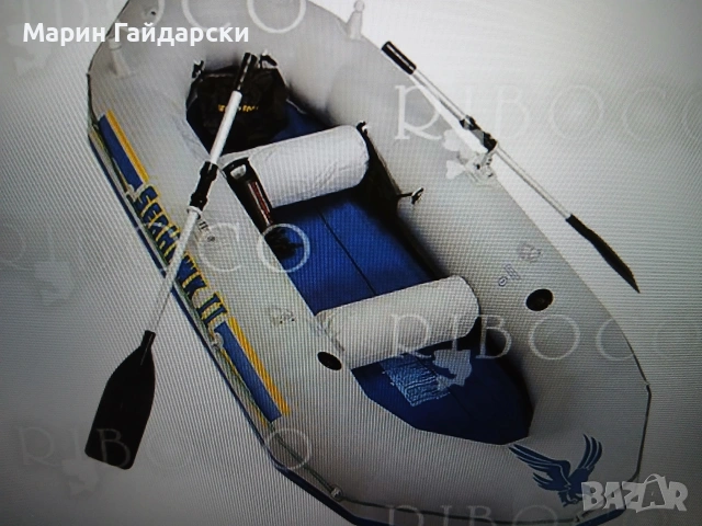  Продава надуваема  лодка Intex Seahawk II, снимка 2 - Водни спортове - 55056014