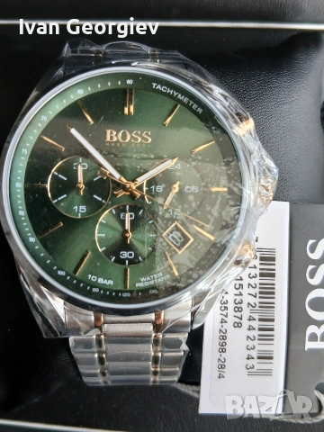 Нов часовник HUGO BOSS Champion Chronograph 1513878, снимка 2 - Мъжки - 54476919