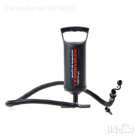 Ръчна помпа за надуване INTEX 68612 с вентилационен маркуч и 3 броя накрайници, снимка 5 - Надуваеми легла - 55337799