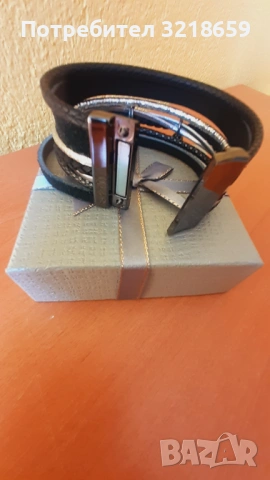 Дамска многоредна гривна , снимка 2 - Гривни - 53969669