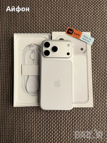 КАТО НОВ! *ЛИЗИНГ* iPhone 17 Pro Max 256Gb Silver ГАРАНЦИЯ, снимка 3 - Apple iPhone - 55463099