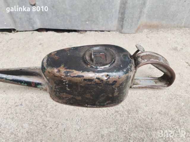 Стара голяма масльонка, снимка 4 - Антикварни и старинни предмети - 54213411