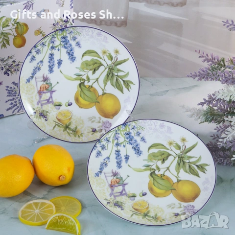 Порцеланова серия Лимони и лавандула