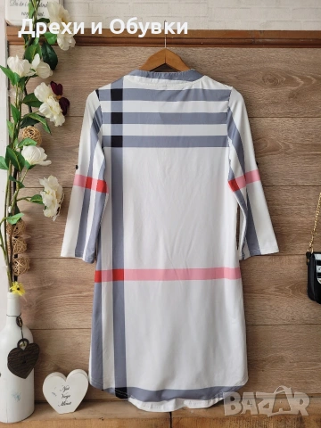 Нова рокля тип BURBERRY , снимка 5 - Рокли - 55067510