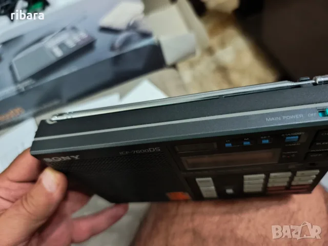 Sony ICF 7600DS, снимка 8 - Радиокасетофони, транзистори - 55338313