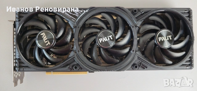 Видео карта Palit GamingPro S RTX 5070 12GB GDDR7 Nvidia GeForce, снимка 3 - Видеокарти - 54883957