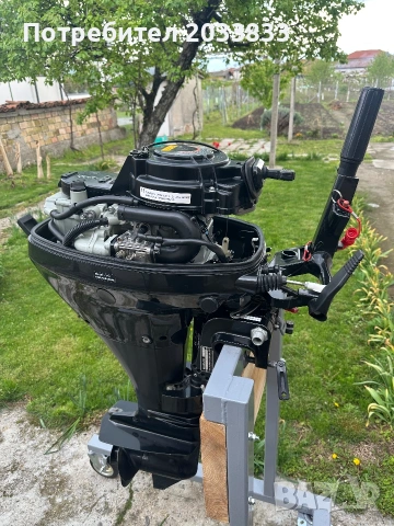 Извънбордов четиритактов двигател SUZUKI 15Hp, снимка 7 - Воден транспорт - 54977272