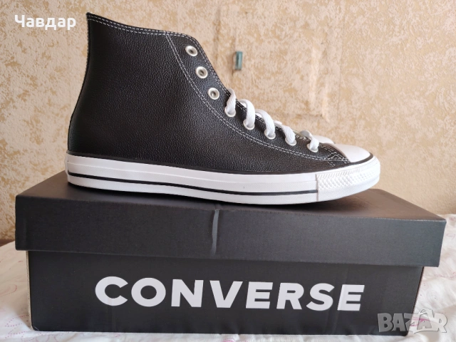 Кецове CONVERSE от естествена кожа - размер 44,5/29 см., снимка 3 - Кецове - 54753193
